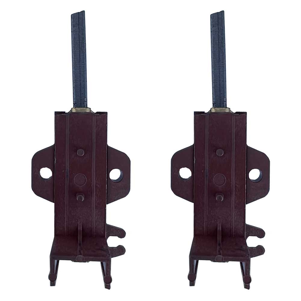 2x Kohlebürsten für Candy · EVO 1272D/1 · Typ 31004159 · Waschmaschine · 4,5 × 12,5 × 39 mm