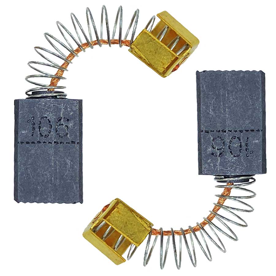 2x Kohlebürsten Motorkohlen für Makita CB 106 HP2010N Bohrhammer 6 x 10 x 15 mm